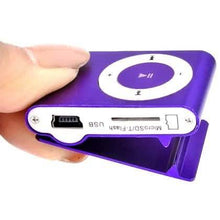 Load image into Gallery viewer, Mini Shuffling MP3 Player with USB Cable and Headphones