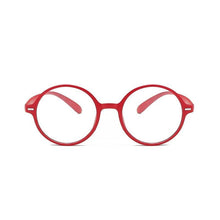 Load image into Gallery viewer, Mini Small Comfortable Round Reading Glasses Female Male Black Red Bendable Retro Ultra Light Hyperopia Frame +1.0 to +4.0