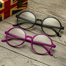 Load image into Gallery viewer, Mini Small Comfortable Round Reading Glasses Female Male Black Red Bendable Retro Ultra Light Hyperopia Frame +1.0 to +4.0