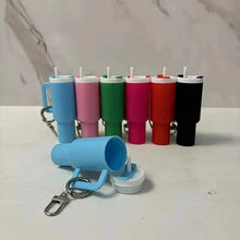 Load image into Gallery viewer, Mini Water Bottle Keychain - Street Style, Plastic Material