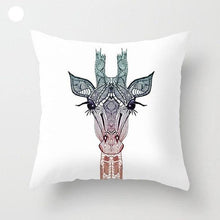 Load image into Gallery viewer, Mint Green Cushion Cover Pillowslip Home Supplies Decorative Fresh Mint Green Gray Watercolour Stripes Generic Solid Decorative Bedroom Pillow Cases Covers Pillow Case Simple Living Room