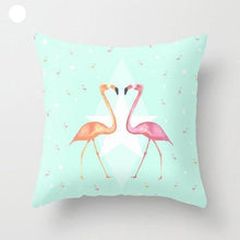 Load image into Gallery viewer, Mint Green Cushion Cover Pillowslip Home Supplies Decorative Fresh Mint Green Gray Watercolour Stripes Generic Solid Decorative Bedroom Pillow Cases Covers Pillow Case Simple Living Room