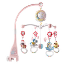 Load image into Gallery viewer, Mobile Star Projection Nursery Light Baby Rattle Toy with Music Box Remote Control
