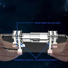 Load image into Gallery viewer, Mobile Trigger Gamepad Controller Sensitive Touch Fire Button Shooter Grip Trigger Aim Key Joystick for IOS Android