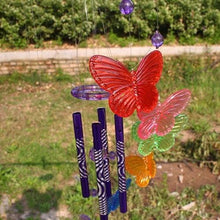 Load image into Gallery viewer, Model Creative Crystal Butterflies-Wind Chime Hanging Ornament Mobile Wind Bell Garden Ornament Lucky Yard Garden Living Room Home/Wall/Room For Mom Birthday Gift Metal Music Wind Chimes Indoor & Outdoor Decor