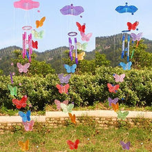 Load image into Gallery viewer, Model Creative Crystal Butterflies-Wind Chime Hanging Ornament Mobile Wind Bell Garden Ornament Lucky Yard Garden Living Room Home/Wall/Room For Mom Birthday Gift Metal Music Wind Chimes Indoor & Outdoor Decor