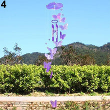 Load image into Gallery viewer, Model Creative Crystal Butterflies-Wind Chime Hanging Ornament Mobile Wind Bell Garden Ornament Lucky Yard Garden Living Room Home/Wall/Room For Mom Birthday Gift Metal Music Wind Chimes Indoor & Outdoor Decor