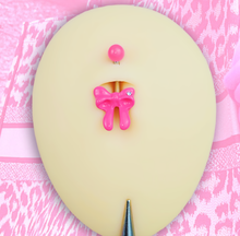 Load image into Gallery viewer, Sydney Belle Girlfriend Collection Pretty Pink Bow Belly Ring
