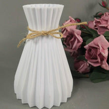 Load image into Gallery viewer, Modern Artifical Floral Plastic Vase Imitation Ceramic Flower Pot For Home Decor Living Room Centerpieces And Events Ornamnet