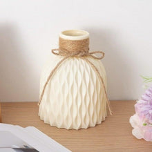 Load image into Gallery viewer, Modern Artifical Floral Plastic Vase Imitation Ceramic Flower Pot For Home Decor Living Room Centerpieces And Events Ornamnet