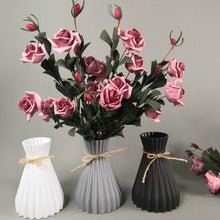 Load image into Gallery viewer, Modern Artifical Floral Plastic Vase Imitation Ceramic Flower Pot For Home Decor Living Room Centerpieces And Events Ornamnet