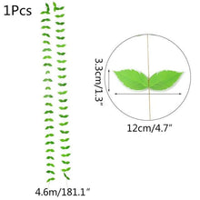 Load image into Gallery viewer, Modern Artificial Green Eucalyptus Leaves Garland Wisteria Rattan Fake Decor Silk Leaf Vines For Wedding Birthday Party Decor