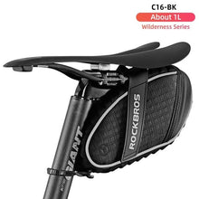 Load image into Gallery viewer, Modern Bike Bag Seat Bag Bike Accessories Bike Seat Bag Waterproof Bicycle Bag Under Seat 3D Shell Cycling Seat Pack For Mountain Road Bikes
