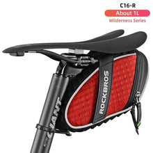 Load image into Gallery viewer, Modern Bike Bag Seat Bag Bike Accessories Bike Seat Bag Waterproof Bicycle Bag Under Seat 3D Shell Cycling Seat Pack For Mountain Road Bikes