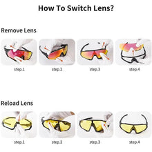 Load image into Gallery viewer, Modern Black Bike Glasses Sports Running Eyewear Fishing Polarized Glasses For Men And Women Cool Unisex Cycling UV400 Glasses For Running