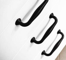 Load image into Gallery viewer, Modern Cabinet Handles Solid Aluminum Alloy Door Knobs And Handles Kitchen Cupboard Pulls Drawer Knobs Furniture Handle Hardware Black Cabinet Cupboard Drawer Door Handle Drawer Dresser Pulls for Furniture Kitchen Cabinet Cupboard Hardware