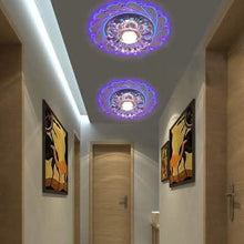 Load image into Gallery viewer, Modern Crystal LED Saving Bright Ceiling Blue Light Lamp Fixture Chandelier