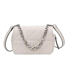 Load image into Gallery viewer, Modern Designer Metal Chain Clutches , Mini Shoulder Bag Satchel Style Nylon Small Crossbody Bags For Women And Girls
