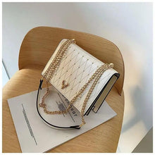 Load image into Gallery viewer, Modern Elegant Luxury Sterling Pu Leather Crossbody Bags For Women And Girls Designer Chains Shoulder Messenger Bag For Female