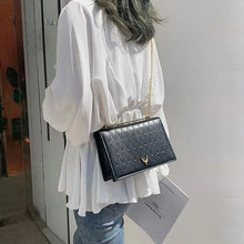 Load image into Gallery viewer, Modern Elegant Luxury Sterling Pu Leather Crossbody Bags For Women And Girls Designer Chains Shoulder Messenger Bag For Female