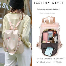Load image into Gallery viewer, Modern Elegant Waterproof Women's Backpack Fashionable Anti-theft Women Backpacks Nice Print School Bag High Quality Large Capacity Backpack