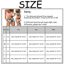 Load image into Gallery viewer, Modern Floral Bikini 2 Pieces Flower Print Bikini Set Women Crisscross High Waist String 2 Piece Bathing Suits High Waist Women's Swimsuit Shorts Solid Bikini Floral Summer Bikini Set