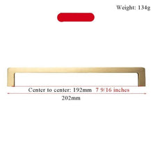 Load image into Gallery viewer, Modern Gold Knob Pure Copper Kitchen Cabinet Handles Cupboard Door Pulls Drawer Knobs Brass Furniture Handle Hardware Drawer Pulls Cupboard Knob For Kitchen Furniture Hardware
