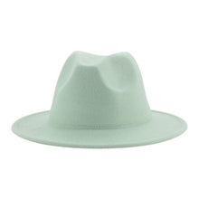 Load image into Gallery viewer, Modern Hats For Women Fedoras Winter Women Hats Simple Classic Hat Wedding Lady Retro Wide Brim Floppy Hat Men Fedora Hat Fashionable Classic Wide Brim Hat For Summer Dress Hats
