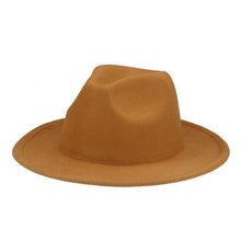 Load image into Gallery viewer, Modern Hats For Women Fedoras Winter Women Hats Simple Classic Hat Wedding Lady Retro Wide Brim Floppy Hat Men Fedora Hat Fashionable Classic Wide Brim Hat For Summer Dress Hats