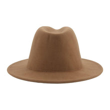 Load image into Gallery viewer, Modern Hats For Women Fedoras Winter Women Hats Simple Classic Hat Wedding Lady Retro Wide Brim Floppy Hat Men Fedora Hat Fashionable Classic Wide Brim Hat For Summer Dress Hats
