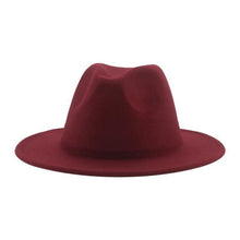 Load image into Gallery viewer, Modern Hats For Women Fedoras Winter Women Hats Simple Classic Hat Wedding Lady Retro Wide Brim Floppy Hat Men Fedora Hat Fashionable Classic Wide Brim Hat For Summer Dress Hats