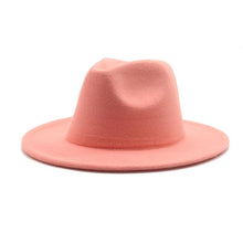 Load image into Gallery viewer, Modern Hats For Women Fedoras Winter Women Hats Simple Classic Hat Wedding Lady Retro Wide Brim Floppy Hat Men Fedora Hat Fashionable Classic Wide Brim Hat For Summer Dress Hats