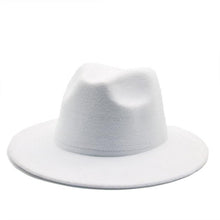 Load image into Gallery viewer, Modern Hats For Women Fedoras Winter Women Hats Simple Classic Hat Wedding Lady Retro Wide Brim Floppy Hat Men Fedora Hat Fashionable Classic Wide Brim Hat For Summer Dress Hats