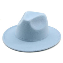 Load image into Gallery viewer, Modern Hats For Women Fedoras Winter Women Hats Simple Classic Hat Wedding Lady Retro Wide Brim Floppy Hat Men Fedora Hat Fashionable Classic Wide Brim Hat For Summer Dress Hats