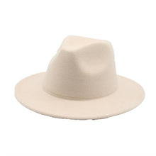 Load image into Gallery viewer, Modern Hats For Women Fedoras Winter Women Hats Simple Classic Hat Wedding Lady Retro Wide Brim Floppy Hat Men Fedora Hat Fashionable Classic Wide Brim Hat For Summer Dress Hats