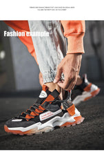 Load image into Gallery viewer, Modern High Quality Men's Casual Shoes Breathable Lightweight Lace-Up Outdoor Sports And Leisure Walking Non Slip Breathable Running Casual Sports Workout Basketball Sneakers