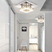 Load image into Gallery viewer, Modern LED Crystal Ceiling Lamp
