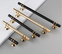 Load image into Gallery viewer, Modern Light Luxury Zinc Alloy Door Handle Cabinet Handle Drawer Handle Fashion Furniture Handle Hardware Cabinet Pulls Brushed Nickel Stainless Steel Kitchen Drawer Pulls Cabinet Handles