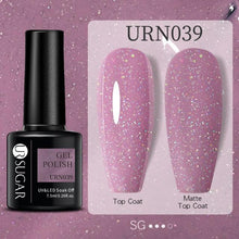 Load image into Gallery viewer, Modern Luxury Autumn Winter Womens Gel Polish Glossy Matte Diamond Effect Long Lasting Nail Art Sequins Design
