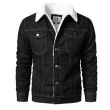 Load image into Gallery viewer, Modern Men Light Blue Jackets Luxury Slim Casual Coats New Male Quality Cotton Thick Winter Jackets Warm Comfortable Jacket Elegant Warm Winter Coats
