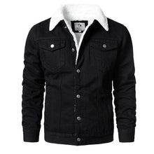 Load image into Gallery viewer, Modern Men Light Blue Jackets Luxury Slim Casual Coats New Male Quality Cotton Thick Winter Jackets Warm Comfortable Jacket Elegant Warm Winter Coats