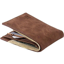 Load image into Gallery viewer, Modern New High Quality Wallet For Men Fashion Mini Men's Luxury Business Wallet Card Holder Man Purse Coin Bag Slim Wallet For Men PU Leather Wallet with 8 Slots Bifold Credit Card Holder Wallet