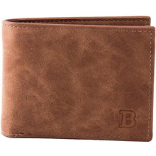 Load image into Gallery viewer, Modern New High Quality Wallet For Men Fashion Mini Men's Luxury Business Wallet Card Holder Man Purse Coin Bag Slim Wallet For Men PU Leather Wallet with 8 Slots Bifold Credit Card Holder Wallet