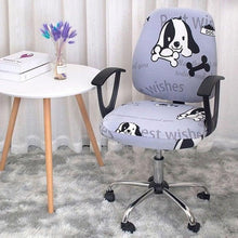 Load image into Gallery viewer, Modern Office Boss Chair Cover Spandex Computer Gamer Swivel Chair Covers Washable Armchair Slipcover For Net Bar Computer Stretch Chair Covers Spandex Office Computer Chair Cover Removable Washable Rotate Swivel Chair Protective Covers