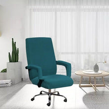 Load image into Gallery viewer, Modern Office Chair Covers Stretch Washable Computer Chair Slipcovers for Universal Rotating Chair Spandex Anti dirty Computer Chair Cover Elastic Polyester Office Chair Cover Easy Washable Removable With Armrest Cover