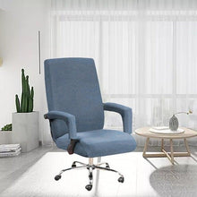 Load image into Gallery viewer, Modern Office Chair Covers Stretch Washable Computer Chair Slipcovers for Universal Rotating Chair Spandex Anti dirty Computer Chair Cover Elastic Polyester Office Chair Cover Easy Washable Removable With Armrest Cover