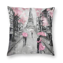 Load image into Gallery viewer, Modern Pillow Cover Oil Painting Paris European City Landscape France Eiffel Tower Home Decor Wall Hanging For Living Room Bedroom