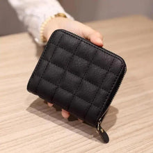 Load image into Gallery viewer, Modern PU Leather Card Holder Wallet Women Fashion Small Zipper Wallet Retro Mini Bags For Women