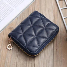 Load image into Gallery viewer, Modern PU Leather Card Holder Wallet Women Fashion Small Zipper Wallet Retro Mini Bags For Women