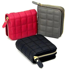 Load image into Gallery viewer, Modern PU Leather Card Holder Wallet Women Fashion Small Zipper Wallet Retro Mini Bags For Women